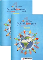 Klaus Kuhn, Klau Kuhn, Klaus Kuhn - ABC der Tiere, Neubearbeitung 2016: ABC der Tiere 1 - Schreiblehrgang Druckschrift, Kompakt