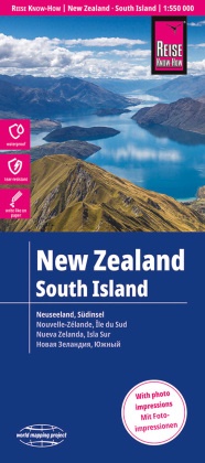 Reise Know-How Verlag Peter Rump,  Reise Know-How Verlag Peter Rump,  Reise Know-How Verlag Peter Rump GmbH, Reise Know-How Verlag Peter Rump - Reise Know-How Landkarte Neuseeland, Südinsel (1:550.000) - reiß- und wasserfest (world mapping project)