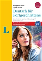 Heiner Schenke, Redaktio Langenscheidt, Redaktion Langenscheidt - Langenscheidt Sprachkurs Deutsch als Fremdsprache für Fortgeschrittene - Buch, Lösungsheft, 2 Audio-CDs und DVD