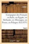 Auber - Campagnes des francais en italie,