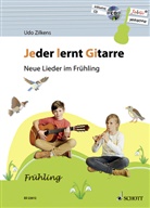 Udo Zilkens - Jeder lernt Gitarre - Neue Lieder im Frühling, m. Audio-CD