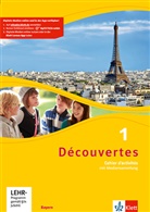 Découvertes, Ausgabe Bayern (2017) - 1: Découvertes 1. Ausgabe Bayern, Cahier d'activités mit MP3-CD und Video-DVD. Bd.1