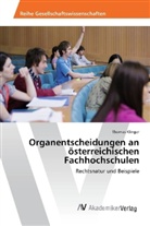 Thomas Klinger - Organentscheidungen an österreichischen Fachhochschulen