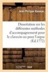Jean-Philippe Rameau, Rameau-j-p - Dissertation sur les differentes