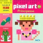 Principesse. Pixel art. Con stickers