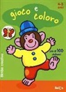 Gioco e coloro. 4-5 anni. Bimbo creativo. Con adesivi