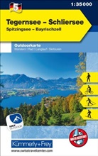 Hallwag Kümmerly+Frey AG, Hallwa Kümmerly+Frey AG, Hallwag Kümmerly+Frey AG - Tegernsee 1:35 000