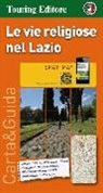 Le vie religiose nel Lazio 1:350.000