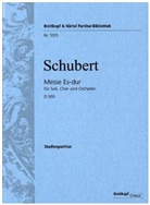 Franz Schubert - Messe Es-dur D 950, Studienpartitur