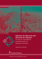 Gianluca Pedrotti, Hartwi Kalverkämper, Hartwig Kalverkämper - Diktatur der Rhetorik oder Rhetorik der Diktatur