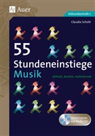 Claudia Schott - 55 Stundeneinstiege Musik, m. 1 CD-ROM