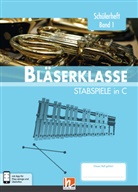 Klaus Ernst, Jens Holzinger, Manuel Jandl, Dominik Scheider, Dominik Schneider, Bernhard Sommer - Leitfaden Bläserklasse: Leitfaden Bläserklasse:  5. Klasse, Schülerheft - Stabspiele in C