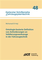Mohanad El-Haji - Ontologie-basierte Definition von Anforderungen an Validierungswerkzeuge in der Fahrzeugtechnik