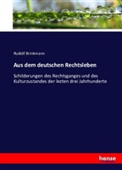 Rudolf Brinkmann - Aus dem deutschen Rechtsleben