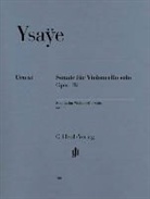 Eugène Ysaye, Christian Bellisario - Sonate für Violoncello solo op. 28