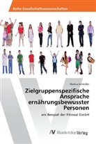 Markus Schindler - Zielgruppenspezifische Ansprache ernährungsbewusster Personen