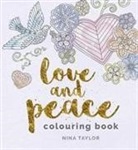 NINA TAYLOR - Love and Peace Colouring Book