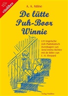 A. A. Milne, Alan Alexander Milne, Ernest H. Shepard - De lütte Puh-Boor Winnie / Winnie Puuh, plattdeutsche Ausgabe