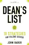 John Bader, John (Executive Director Bader, John B. Bader - Dean''s List