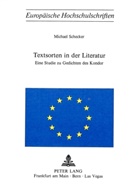 Michael Schecker - Textsorten in der Literatur
