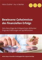 Hein Duthel, Heinz Duthel, Ha A Mehler, Ha. A. Mehler, Landesverla de Stadt und Gemeinde Publikatio, Landesverlag de Stadt und Gemeinde Publikatio... - Bewiesene Geheimnisse des finanziellen Erfolgs