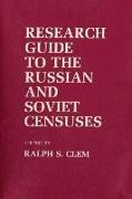 Ralph S. Clem, Ralph Clem, Ralph S Clem, Ralph S. Clem - Research Guide to the Russian and Soviet Censuses