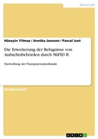 Annik Janssen, Annika Janßen, Pascal Just, Hüseyi Yilmaz, Hüseyin Yilmaz - Die Erweiterung der Befugnisse von Aufsichtsbehörden durch MiFID II