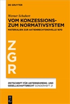 Werner Schubert - Vom Konzessions- zum Normativsystem