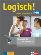 Stefanie Dengler - Logisch! Neu - Deutsch für Jugendliche - A2: Logisch! neu - Testheft A2 mit 2 Audio-CDs