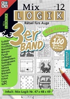 Conceptis Puzzles, Concepti Puzzles, Conceptis Puzzles - Mix Logik 3er-Band. Nr.12. Nr.12