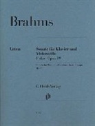 Johannes Brahms, Johannes Behr, Egon Voss - Sonate für Klavier und Violoncello F-dur Opus 99