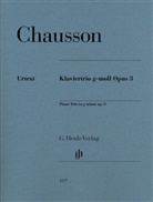 Ernest Chausson, Ernst Amédée Chausson, Peter Jost - Ernest Chausson - Klaviertrio g-moll op. 3