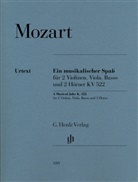 Wolfgang Amadeus Mozart, Felix Loy - Wolfgang Amadeus Mozart - Ein musikalischer Spaß KV 522 für 2 Violinen, Viola, Basso und 2 Hörner in F
