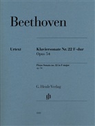 Ludwig van Beethoven, Bertha Antonia Wallner - Ludwig van Beethoven - Klaviersonate Nr. 22 F-dur op. 54
