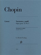Frédéric Chopin, Ewald Zimmermann - Frédéric Chopin - Nocturne e-moll op. post. 72 Nr. 1