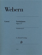 Anton Webern, Anton von Webern, Ullrich Scheideler - Anton Webern - Variationen op. 27