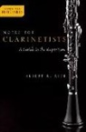 Albert Rice, Albert R Rice, Albert R. Rice - Notes for Clarinetists