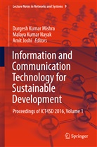 Amit Joshi, Malay Kumar Nayak, Malaya Kumar Nayak, Durgesh Kumar Mishra, Malaya Nayak, Malaya Kumar Nayak - Information and Communication Technology for Sustainable Development