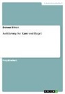 Doreen Simon - Aufklärung bei Kant und Hegel