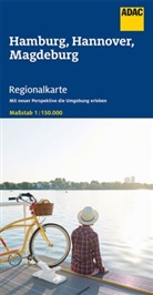 ADAC Regionalkarte 05 Hamburg, Hannover, Magdeburg 1:150.000