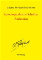 Salomo Friedlaender, Hartmu Geerken, Hartmut Geerken, Thiel, Thiel, Detlef Thiel - Autobiographische Schriften