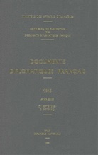 Ministère Des Affaires Étrangères, Ministere Des Affaires Etrangeres (Paris) - Documents diplomatiques français