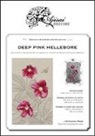 Valentina Sardu - Deep pink hellebore. Cross stitch blackwork design. Ediz. italiana, inglese e francese