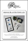 Valentina Sardu - Adonis blue buterflies. Cross stitch and blackwork design