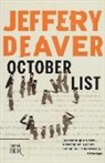 Jeffery Deaver - October List