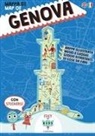 S. Dania, D. Piva - Mappa di Genova illustrata. Con adesivi. Ediz. italiana e inglese
