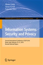 Olivier Camp, Steve Furnell, Steven Furnell, Paolo Mori - Information Systems Security and Privacy