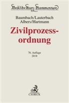 Jan Albers, Jan u Albers, Adol Baumbach, Adolf Baumbach, Peter Hartmann, Wolfgan Lauterbach... - Zivilprozessordnung (ZPO), Kommentar