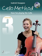 Gabriel Koeppen - Cello Method, Lesson Book, w. Audio-CD. Book.3