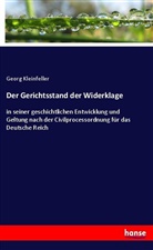 Georg Kleinfeller - Der Gerichtsstand der Widerklage